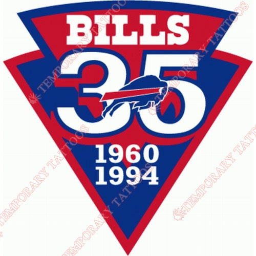 Buffalo Bills Customize Temporary Tattoos Stickers NO.432